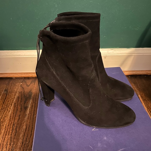 Stuart Weitzman mitten lace up suede boots size 9 - Picture 3 of 6
